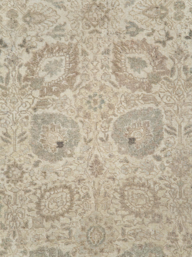 Antique Persian Tabriz Small Room Size Carpet, No.24043 - Gsblank