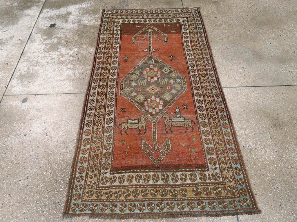 Antique Persian Malayer Rug, No.24046 - Gsblank