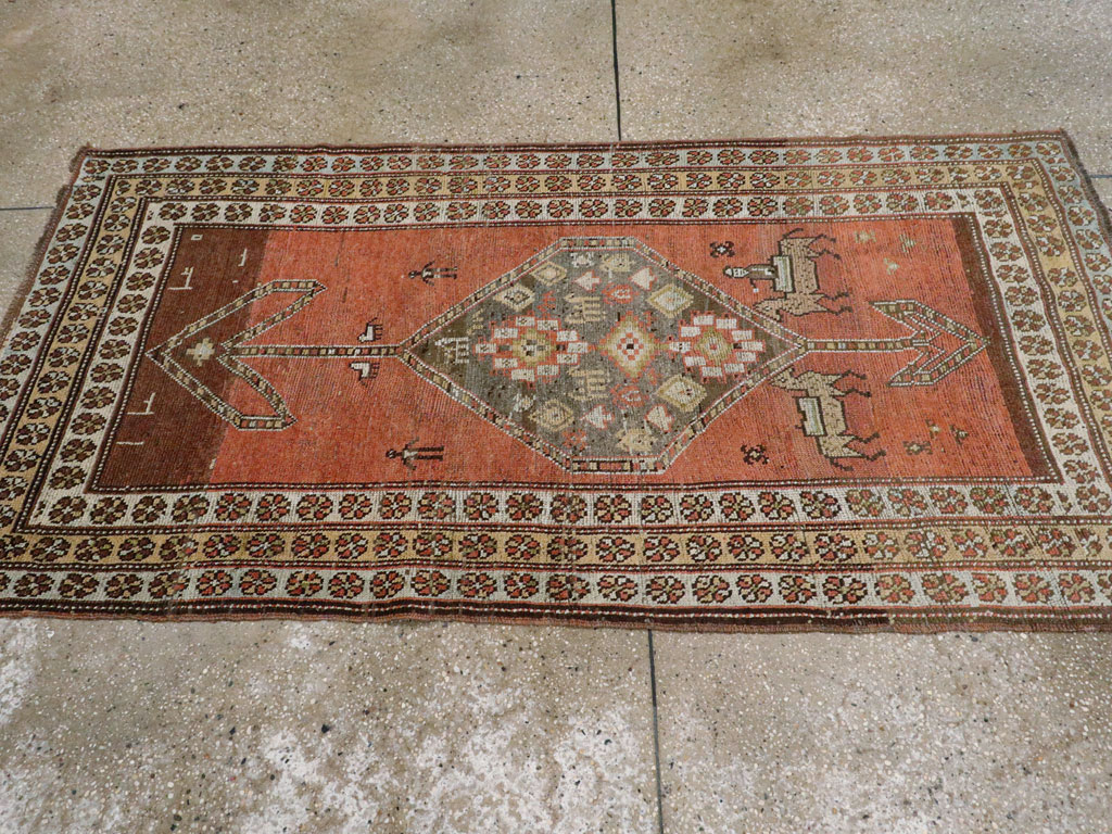 Antique Persian Malayer Rug, No.24046 - Gsblank