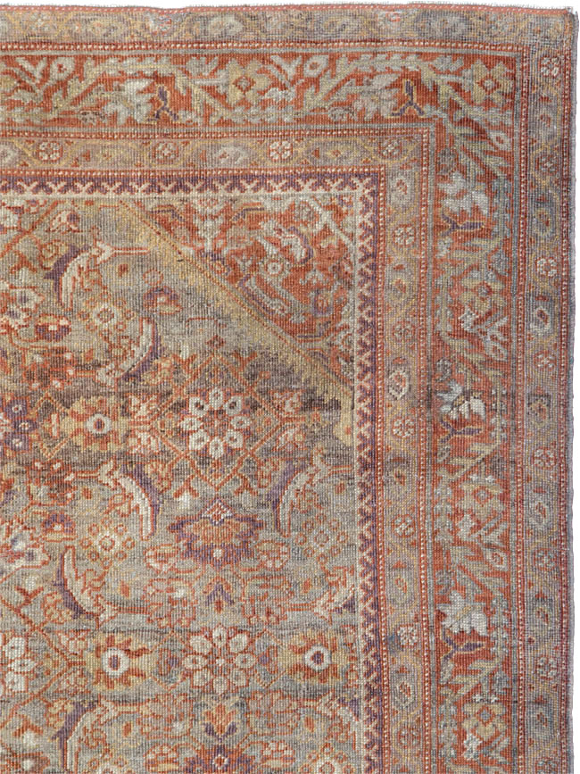 Antique Persian Mahal Gallery Carpet, No.24066 - Gsblank