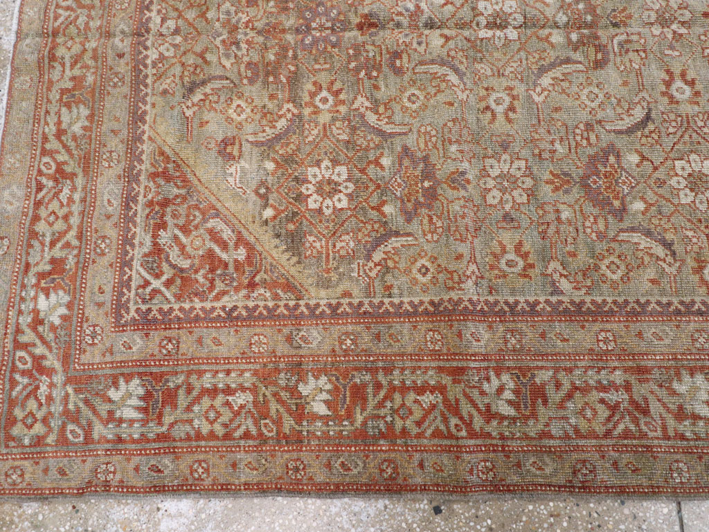 Antique Persian Mahal Gallery Carpet, No.24066 - Gsblank