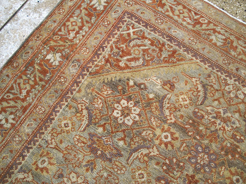 Antique Persian Mahal Gallery Carpet, No.24066 - Gsblank