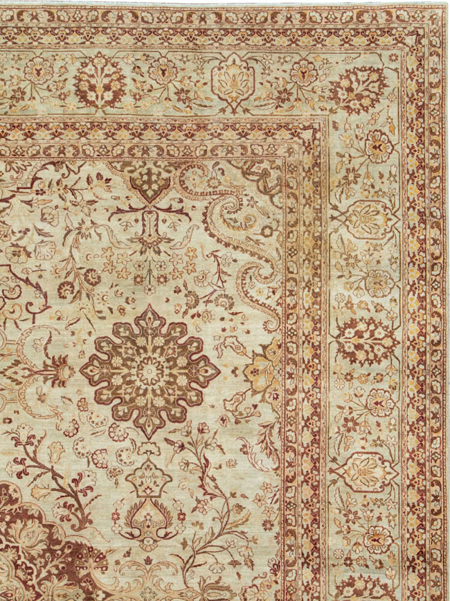 Antique Persian Lavar Kerman Carpet, No.24067 - Gsblank