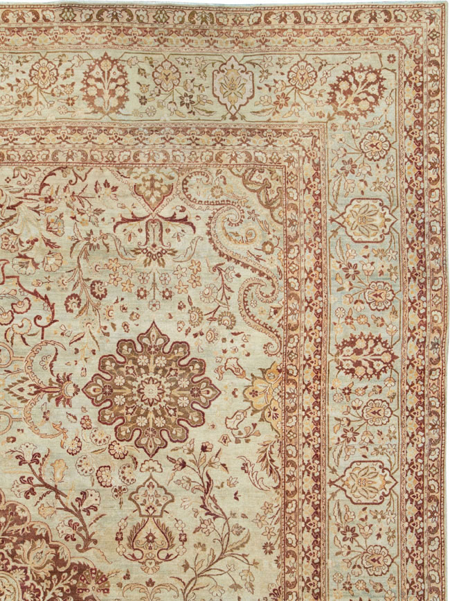 Antique Persian Lavar Kerman Carpet, No.24067 - Gsblank