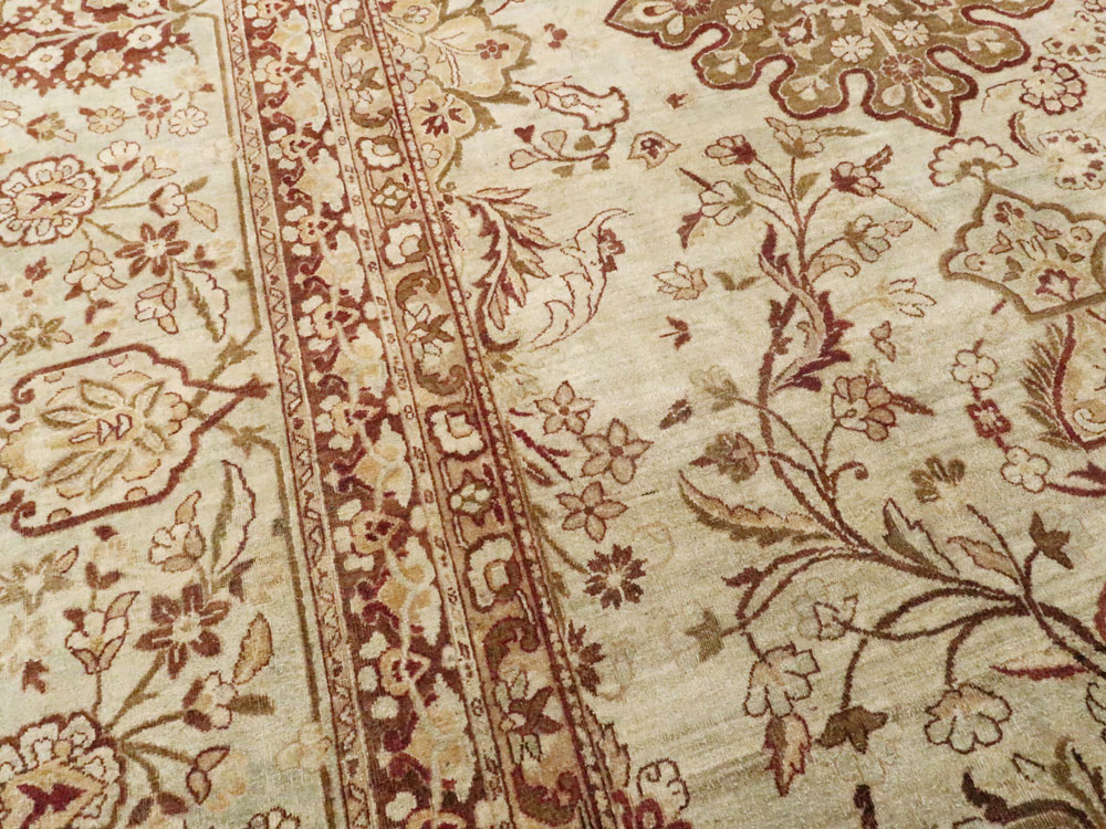 Antique Persian Lavar Kerman Carpet, No.24067 - Gsblank