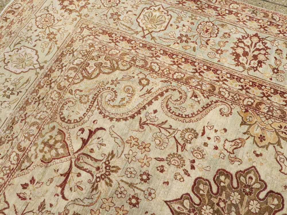 Antique Persian Lavar Kerman Carpet, No.24067 - Gsblank