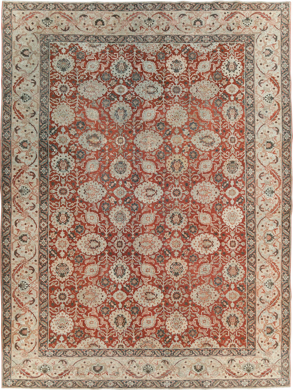 Antique Persian Tabriz Carpet, No.24081 - Gsblank