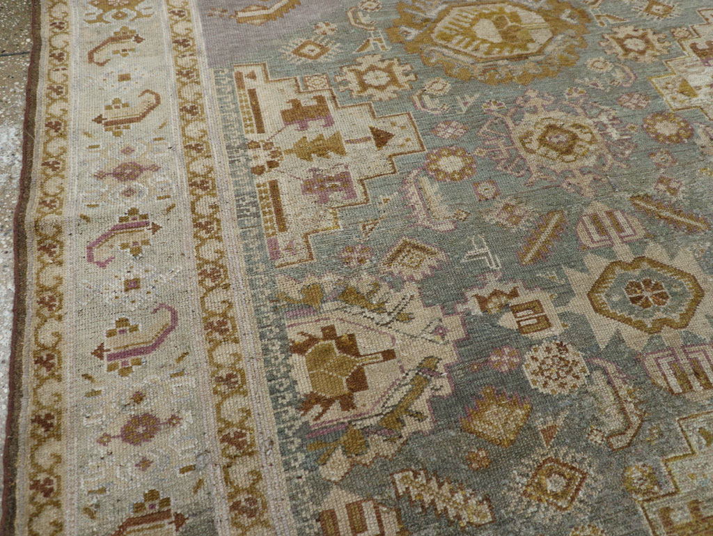 Antique Persian Malayer Wide Gallery Runner, No.24083 - Gsblank