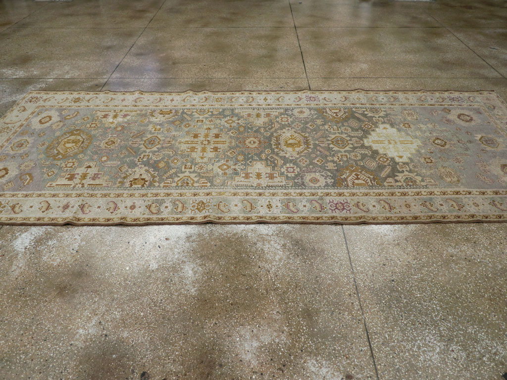 Antique Persian Malayer Wide Gallery Runner, No.24083 - Gsblank