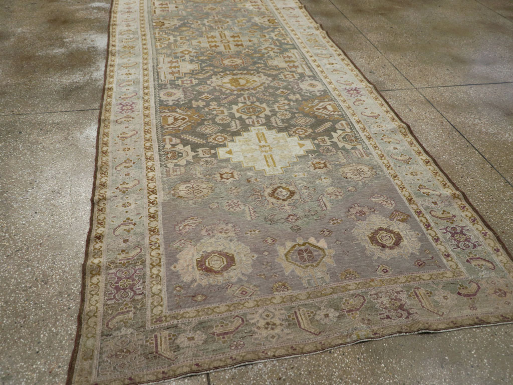 Antique Persian Malayer Wide Gallery Runner, No.24083 - Gsblank