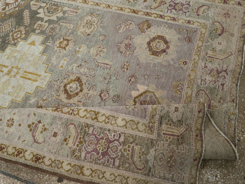 Antique Persian Malayer Wide Gallery Runner, No.24083 - Gsblank