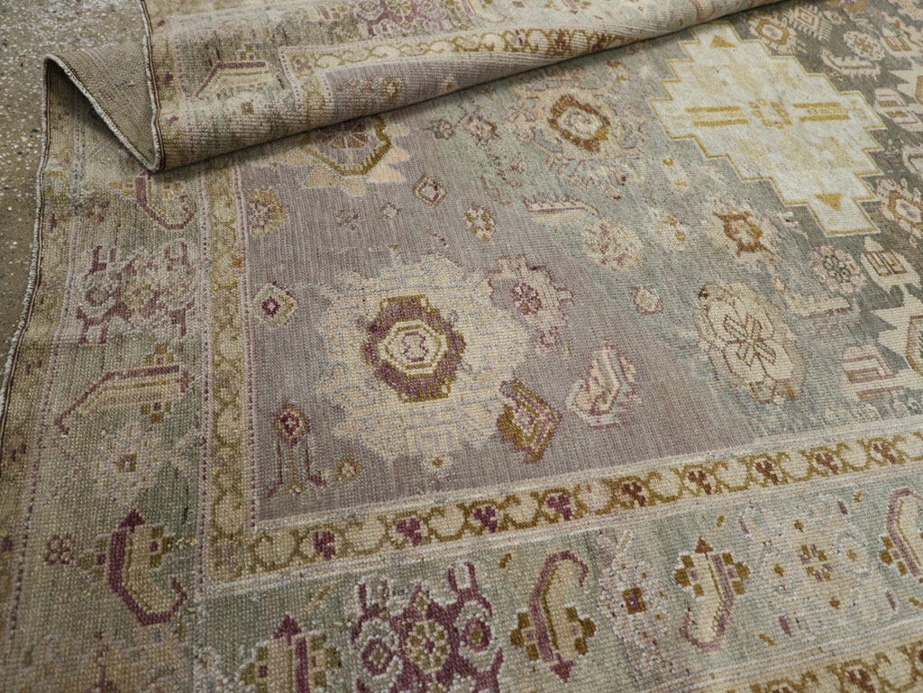 Antique Persian Malayer Wide Gallery Runner, No.24083 - Gsblank