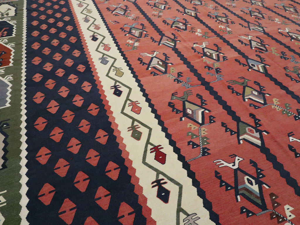 Oversize Vintage Turkish Kilim, No.24086 - Gsblank