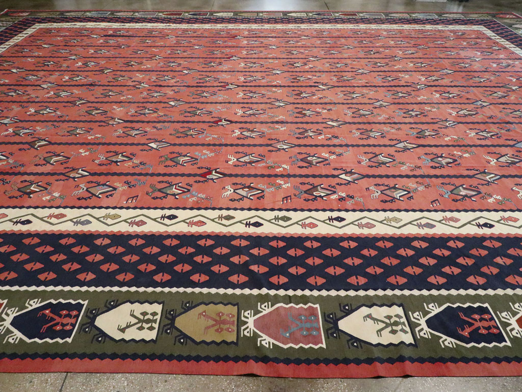Oversize Vintage Turkish Kilim, No.24086 - Gsblank