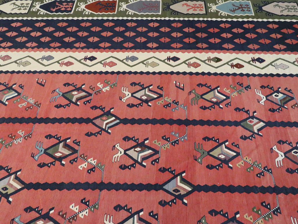 Oversize Vintage Turkish Kilim, No.24086 - Gsblank
