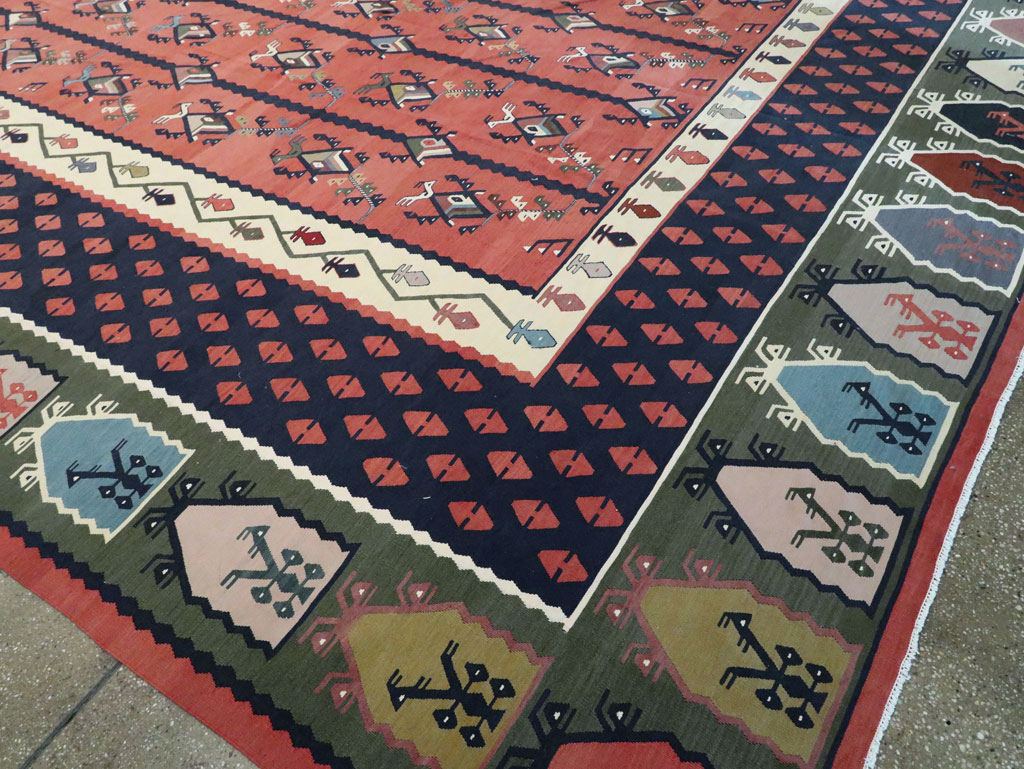 Oversize Vintage Turkish Kilim, No.24086 - Gsblank