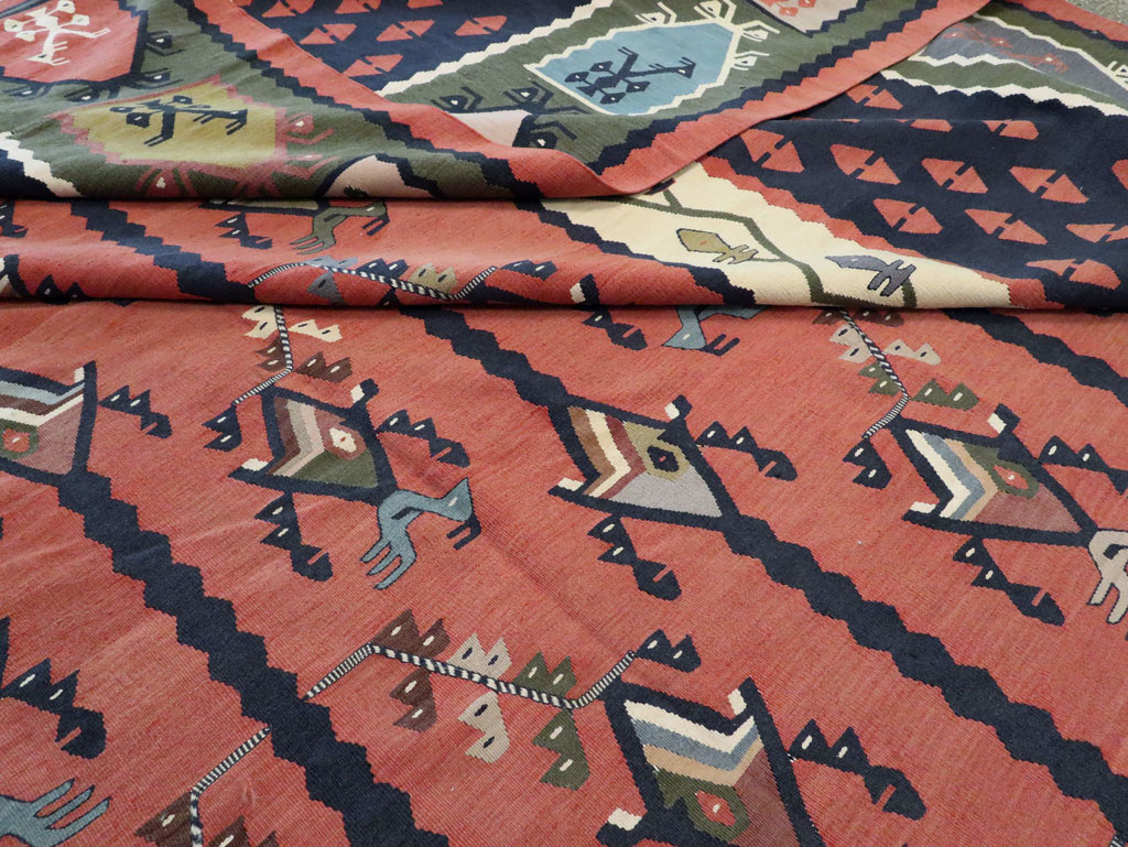 Oversize Vintage Turkish Kilim, No.24086 - Gsblank