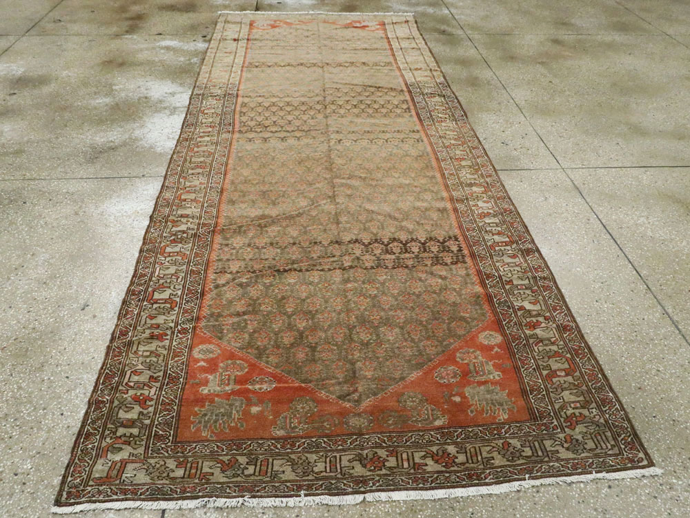 Vintage Persian Malayer Gallery Carpet, No.24091 - Gsblank
