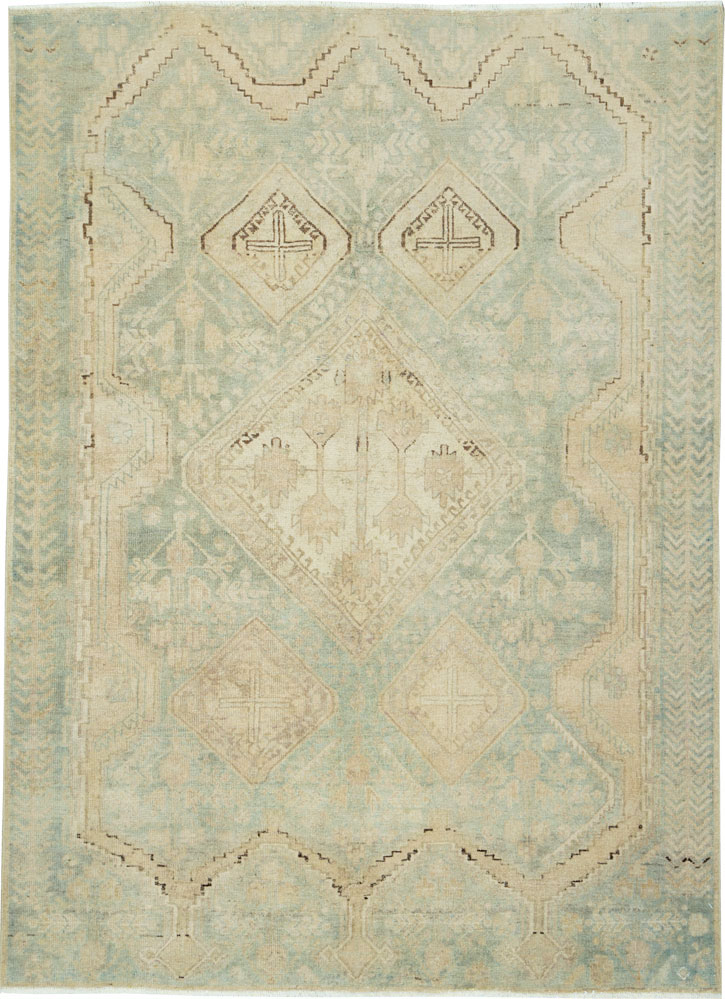 Vintage Persian Afshar Rug, No.24098 - Gsblank