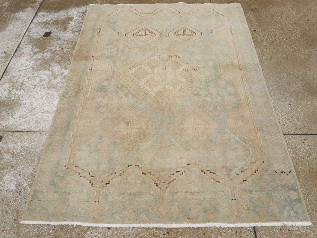 Vintage Persian Afshar Rug, No.24098 - Gsblank