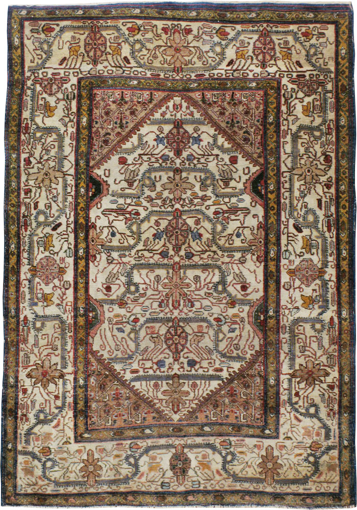 Antique Indian Agra Rug, No.24099 - Gsblank