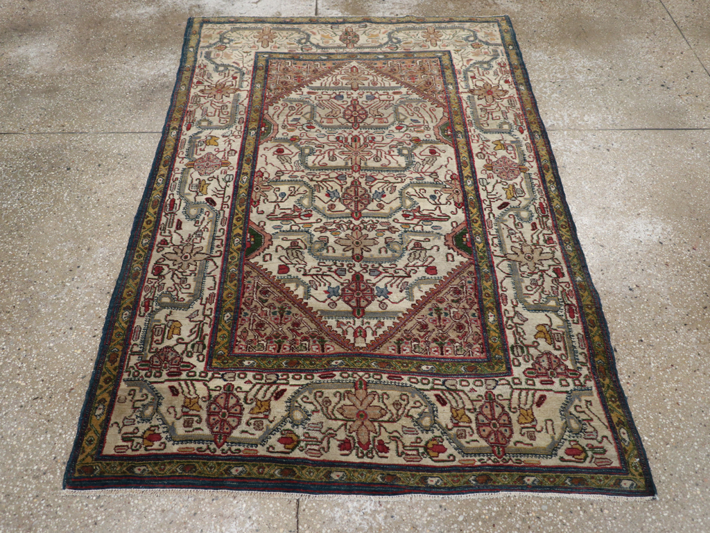 Antique Indian Agra Rug, No.24099 - Gsblank