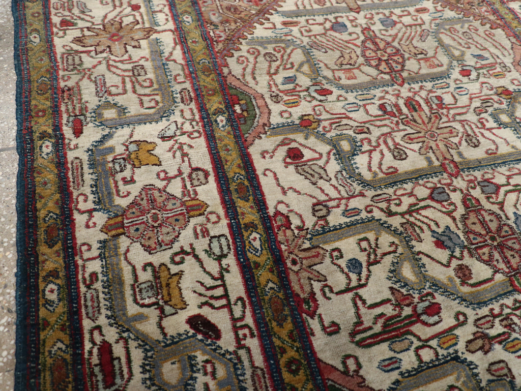 Antique Indian Agra Rug, No.24099 - Gsblank