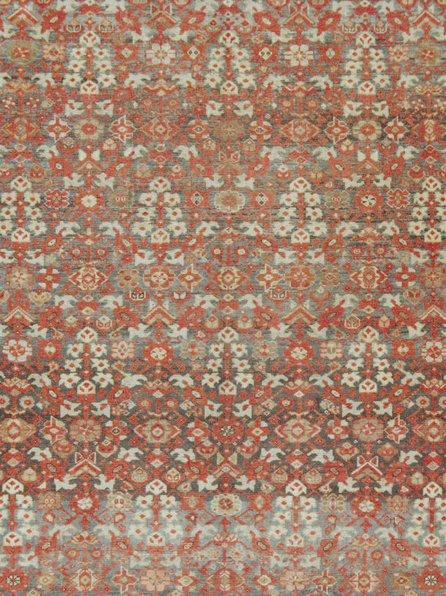 Vintage Persian Malayer Gallery Carpet, No.24105 - Gsblank