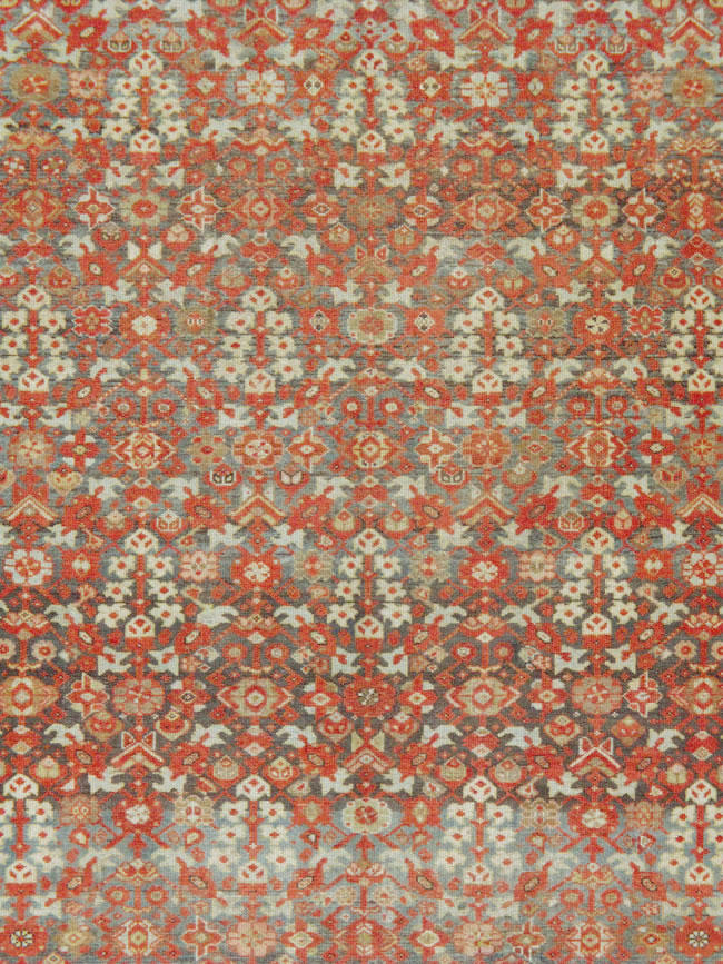 Vintage Persian Malayer Gallery Carpet, No.24105 - Gsblank