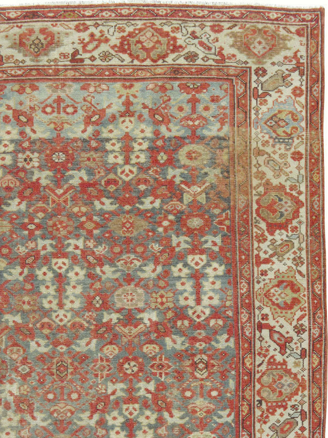 Vintage Persian Malayer Gallery Carpet, No.24105 - Gsblank