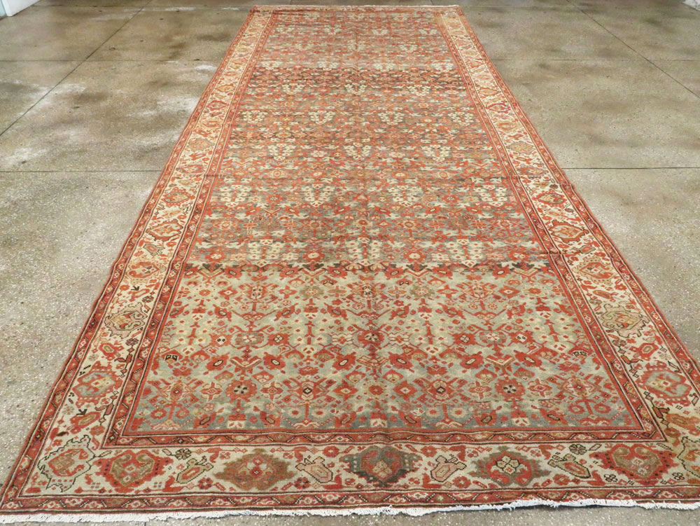 Vintage Persian Malayer Gallery Carpet, No.24105 - Gsblank