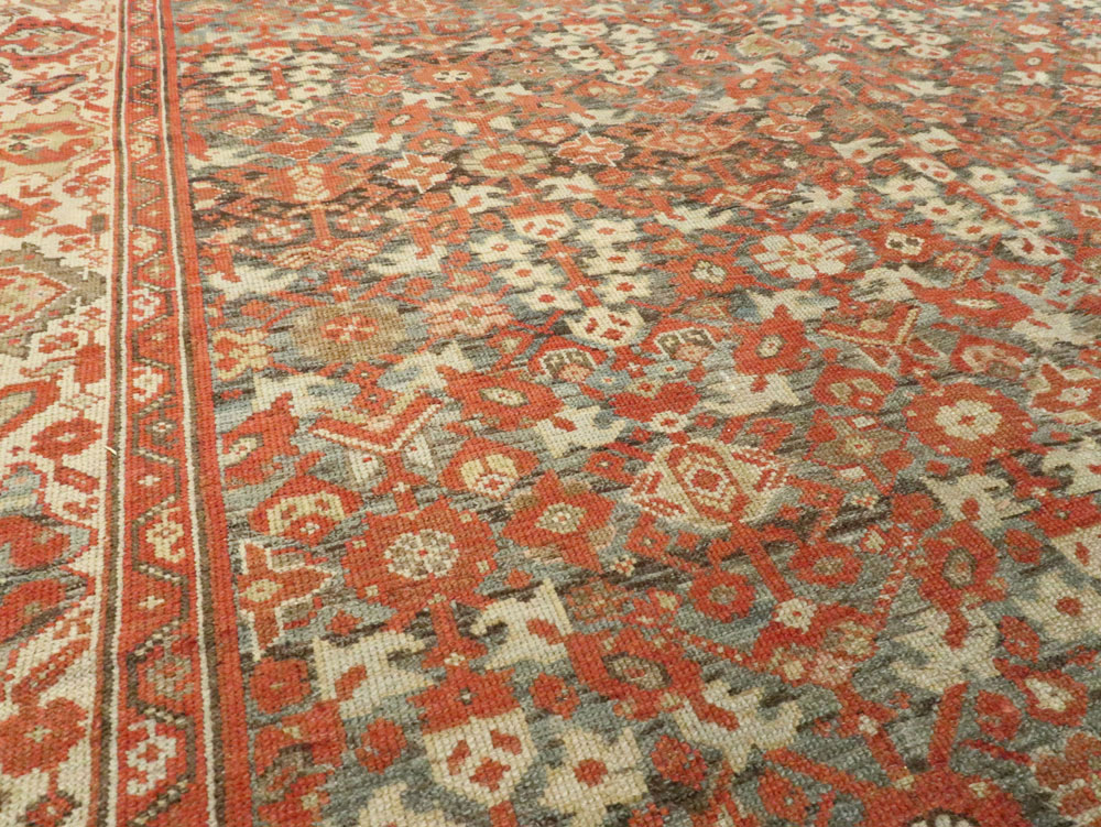 Vintage Persian Malayer Gallery Carpet, No.24105 - Gsblank