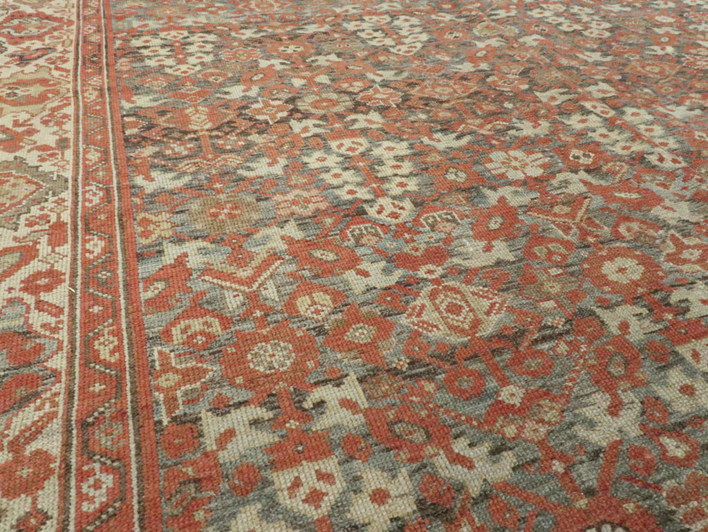Vintage Persian Malayer Gallery Carpet, No.24105 - Gsblank
