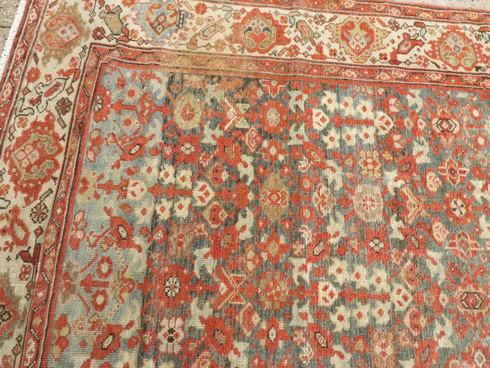 Vintage Persian Malayer Gallery Carpet, No.24105 - Gsblank