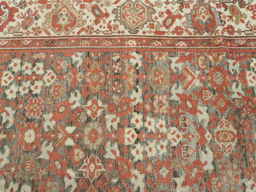 Vintage Persian Malayer Gallery Carpet, No.24105 - Gsblank