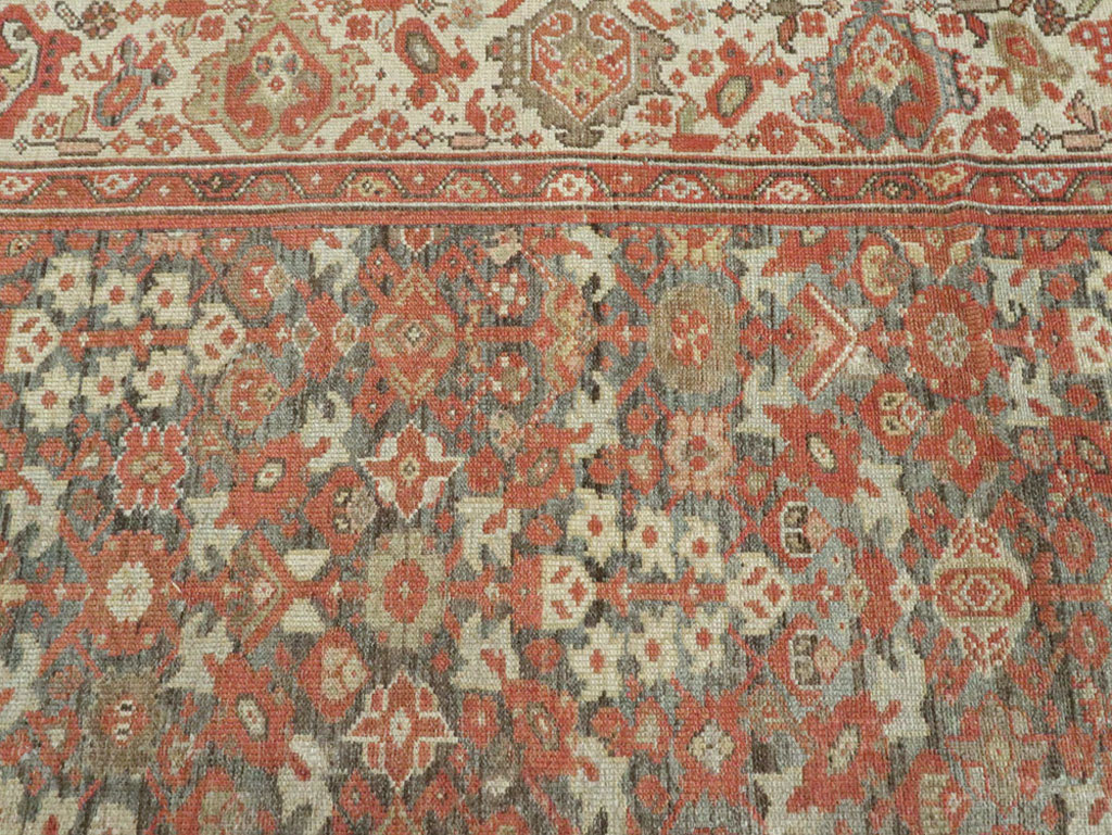 Vintage Persian Malayer Gallery Carpet, No.24105 - Gsblank