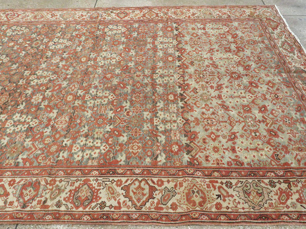 Vintage Persian Malayer Gallery Carpet, No.24105 - Gsblank