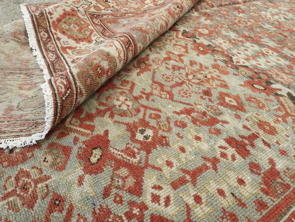 Vintage Persian Malayer Gallery Carpet, No.24105 - Gsblank