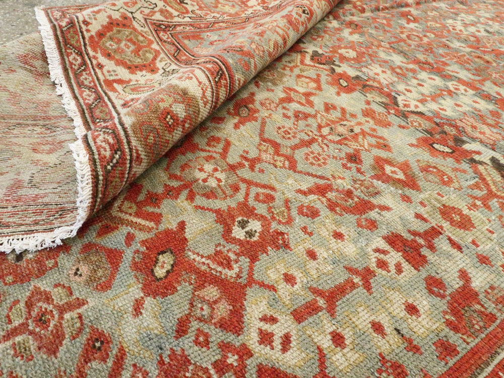 Vintage Persian Malayer Gallery Carpet, No.24105 - Gsblank
