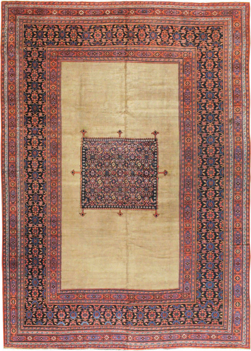 Antique Persian Dorokhsh Carpet, No.24110 - Gsblank