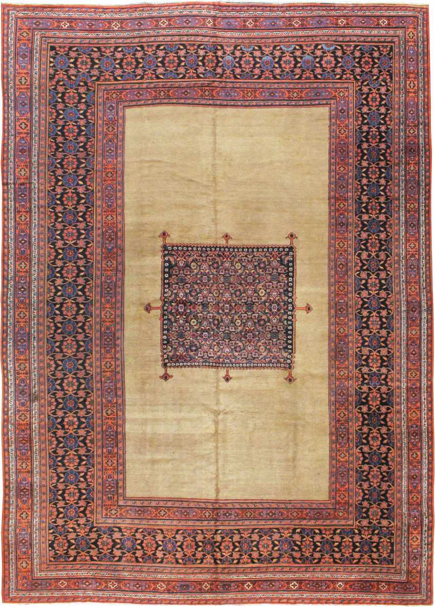 Antique Persian Dorokhsh Carpet, No.24110 - Gsblank