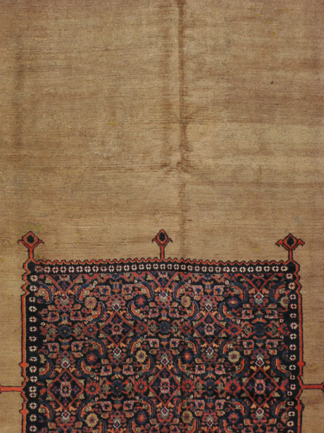 Antique Persian Dorokhsh Carpet, No.24110 - Gsblank