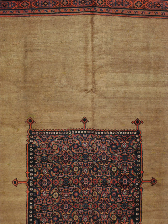 Antique Persian Dorokhsh Carpet, No.24110 - Gsblank