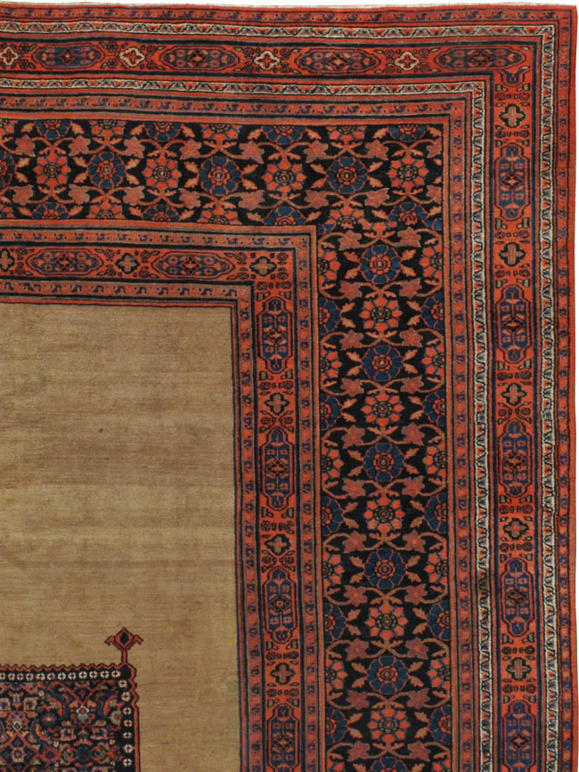 Antique Persian Dorokhsh Carpet, No.24110 - Gsblank