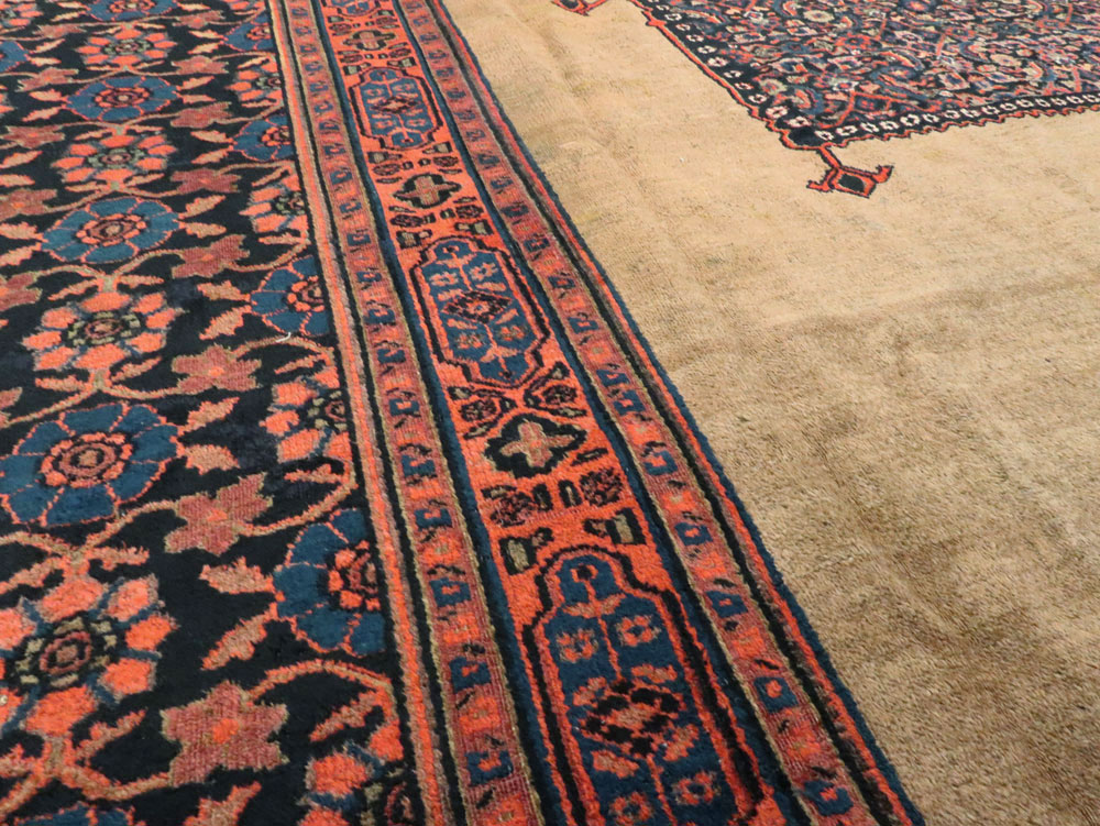 Antique Persian Dorokhsh Carpet, No.24110 - Gsblank