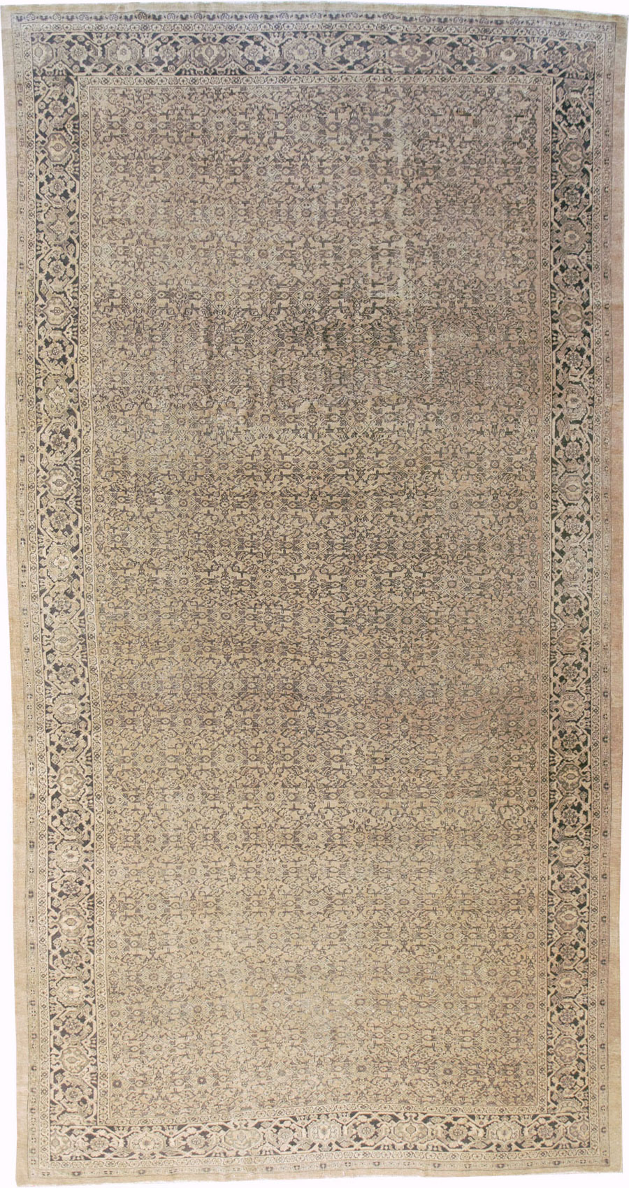 Antique Persian Mahal Carpet, No.24118 - Gsblank