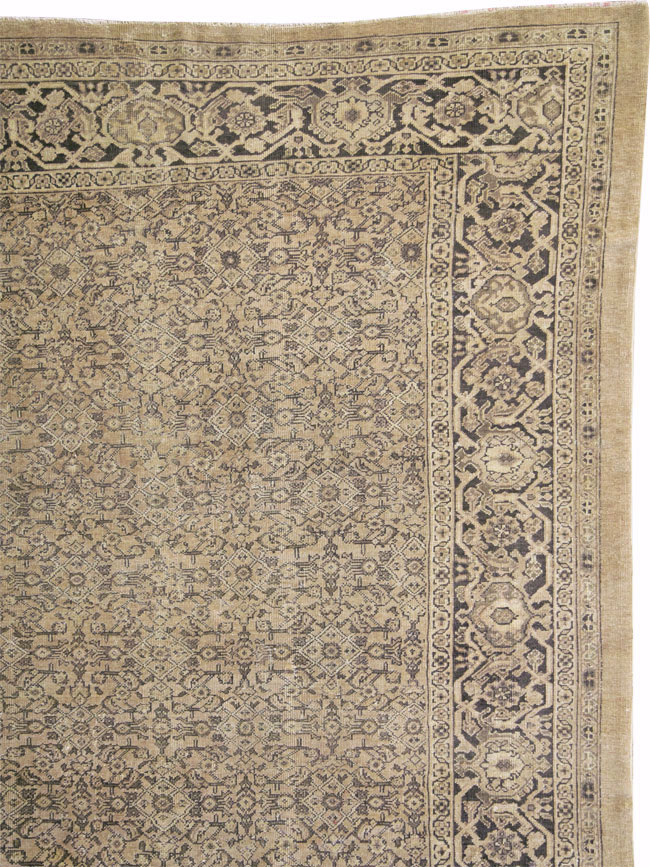 Antique Persian Mahal Carpet, No.24118 - Gsblank