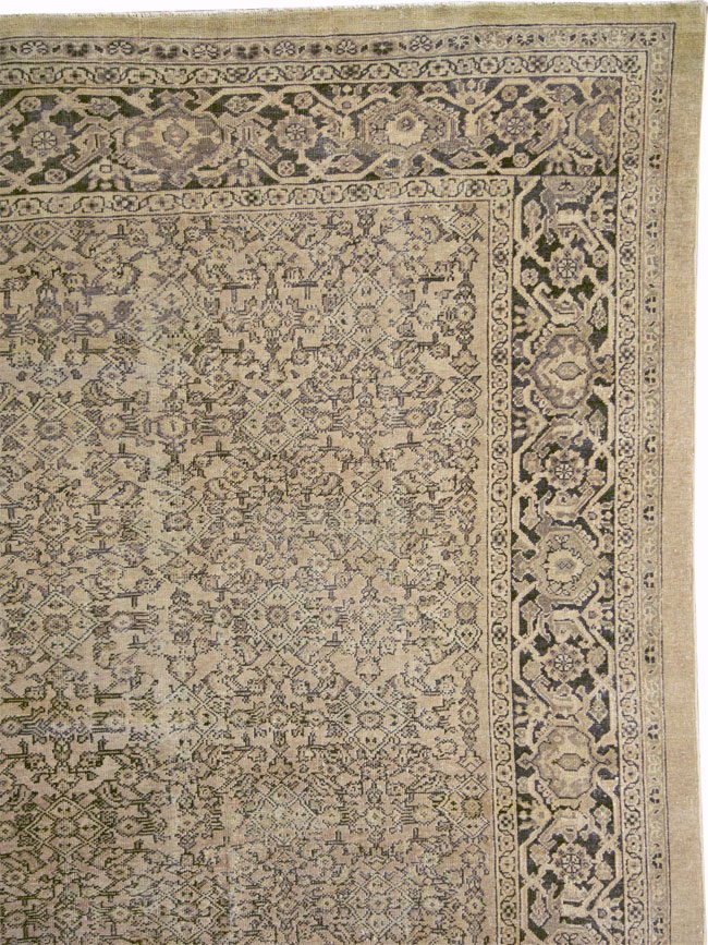 Antique Persian Mahal Carpet, No.24118 - Gsblank