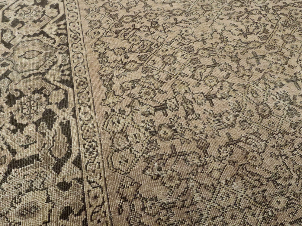 Antique Persian Mahal Carpet, No.24118 - Gsblank