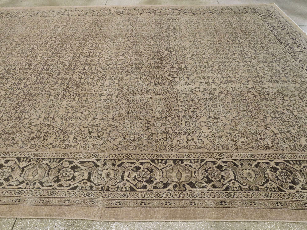 Antique Persian Mahal Carpet, No.24118 - Gsblank